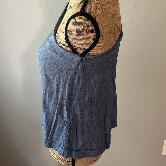 4/$20 Loft one shoulder chambray top size XXSP - Picture 5 of 10